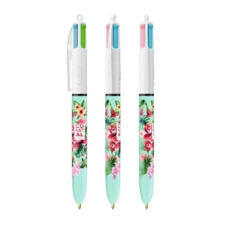 Stylo Bille Personnalisé 4 Couleurs Fashion - BIC® Matières : polyester Couleurs : marron cadeau entreprise pas cher