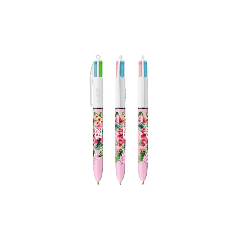 Stylo Bille Personnalisé 4 Couleurs Fashion - BIC® Matières : polyester Couleurs : kaki cadeau collaborateur premium