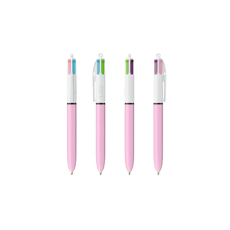 Stylo Bille Personnalisé 4 Couleurs Fashion - BIC® Matières : polyester Couleurs : kaki accessoire événementiel unique