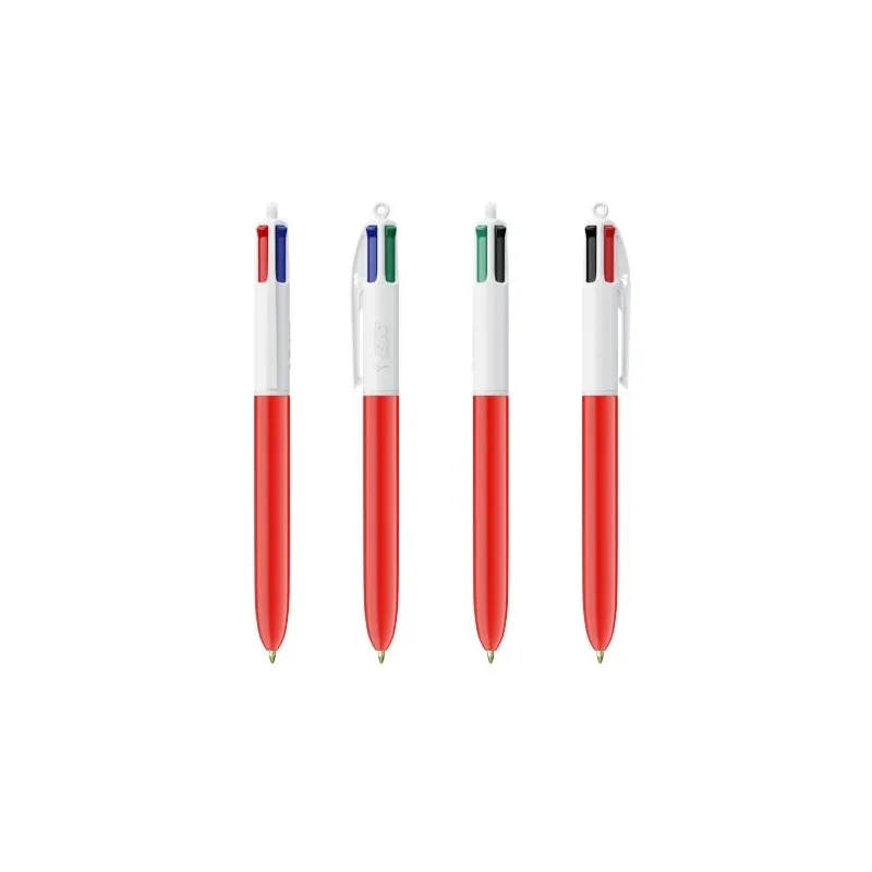 Stylo Bille Personnalisé 4 Couleurs Écologique avec Lanyard - BIC® goodies entreprise design