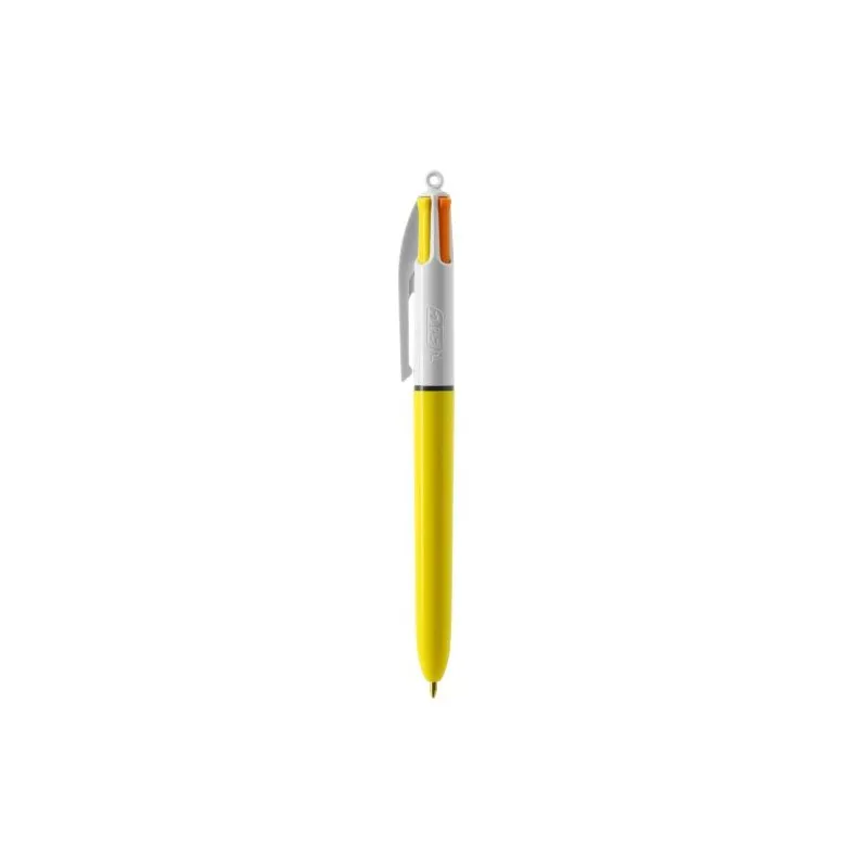 Stylo Bille Publicitaire 4 Couleurs 3+1HB - BIC® Matières : acier inoxydable Couleurs : argenté personnalisable avec votre logo