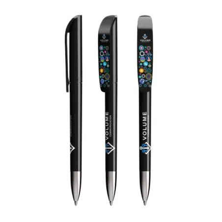 Stylo Écriture Personnalisé BIC® Wide Body™ Matières : acier inoxydable Couleurs : naturel accessoire événementiel unique