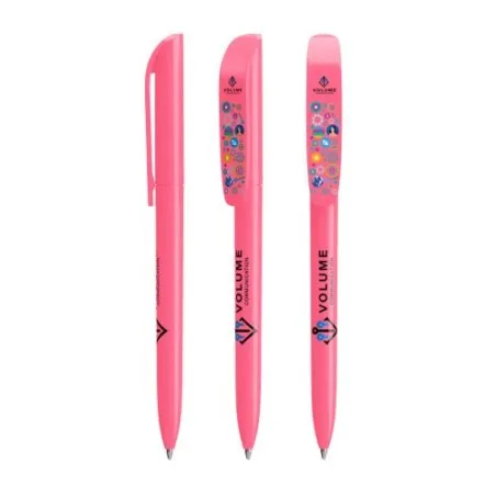 Stylo Bille Premium Personnalisé Super Clip BIC® Matières : ABS Couleurs : naturel goodies personnalisé en stock