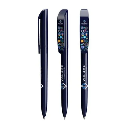 Stylo Bille Premium Personnalisé Super Clip BIC® Matières : fibre de bambou Couleurs : naturel goodies publicitaire durable