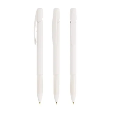 Stylo publicitaire bille personnalisé Grip Media Clic BIC® Matières : aluminium Couleurs : rouge goodies entreprise design