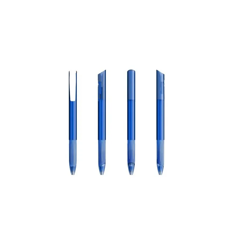 Stylo publicitaire bille personnalisé Grip Media Clic BIC® Matières : aluminium Couleurs : noir objet promotionnel éco-responsab