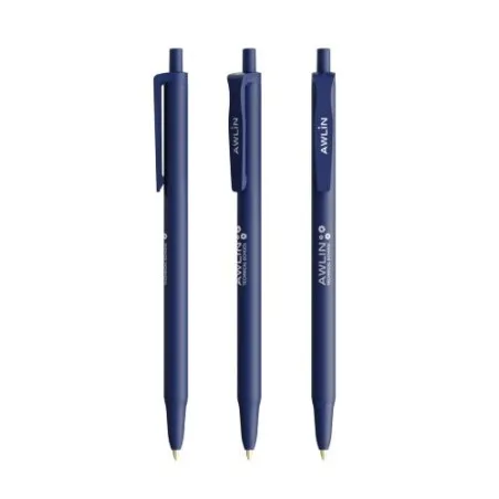 Stylo bille publicitaire personnalisé Softfeel® Clic Stic® BIC® Matières : polyester Taille textile : M Couleurs : bleu marine l