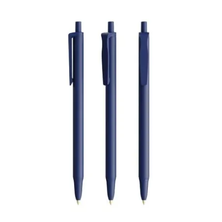 Stylo bille personnalisable BIC® Clic Stic Softfeel® Matières : polyester Taille textile : XXL Couleurs : bleu marine objet publ