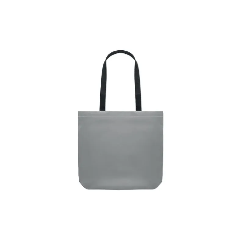 Sac shopping réfléchissant personnalisé pas cher - VISI TOTE Matières : polyéthylène (PE) Taille textile : M Couleurs : bleu pis