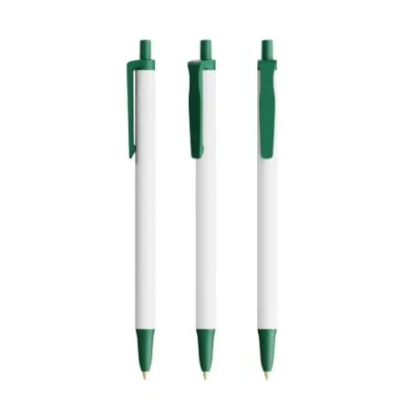 Stylo bille publicitaire écologique Clic Stic BIC® Matières : acier inoxydable Couleurs : bleu marine livraison express 24h 48h