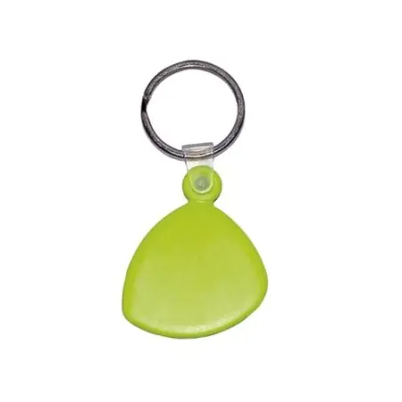 Porte-clés rigide personnalisé avec anneau de 25 mm - Métal Matières : carton recyclé personnalisation sur mesure