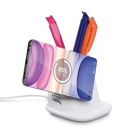 Chargeur Induction & Pot à Crayons Multifonction