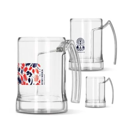 Mug publicitaire incassable en Tritan 50 cl RAS BORD Couleurs : bleu