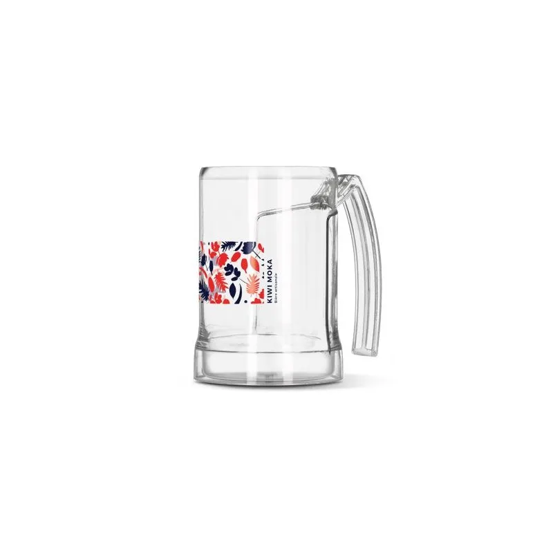 Mug publicitaire incassable en Tritan 50 cl RAS BORD Couleurs : bleu cadeau entreprise pas cher