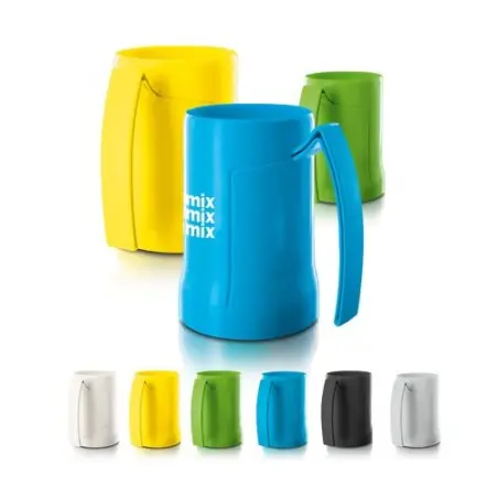 Mug Chope de Bière Plastique 50 cl RAS BORD Personnalisé