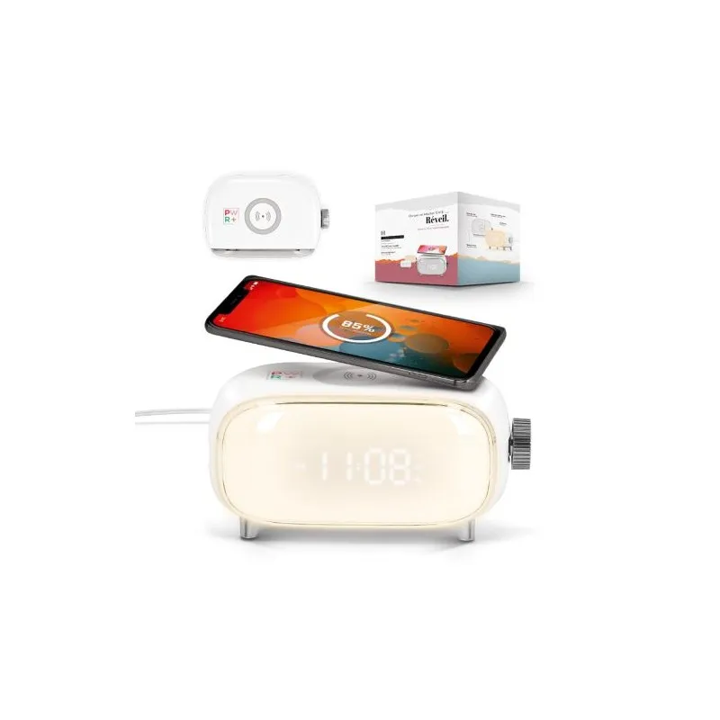 Réveil & Chargeur à Induction 10W - Élégance et Praticité