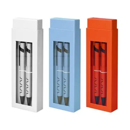 Parure Coffret Cadeau Stylo Métal et Porte-Mine