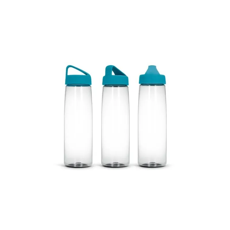 Gourde transparente écologique en Tritan de 83 cl - Personnalisée Matières : bambou Couleurs : brun objet publicitaire robuste