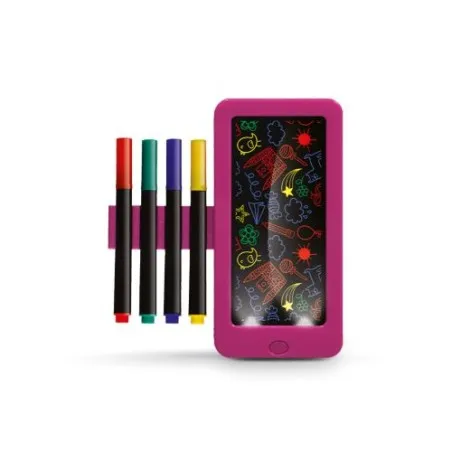 Ardoise Lumineuse Noire avec LED 14 x 13 cm