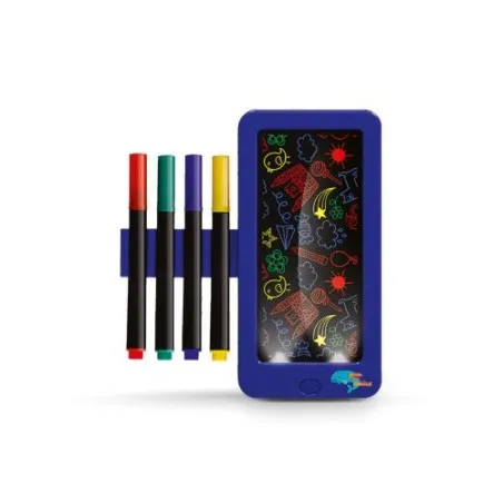 Ardoise Lumineuse Noire avec LED 14 x 13 cm