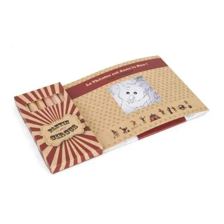 Kit Écologique de Coloriage avec 6 Crayons - Objets Publicitaires 8,7 Matières : PET recyclé Taille textile : M Couleurs : bleu 