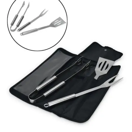 Set de 3 Ustensiles BBQ - Devenez le Roi du Grill