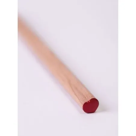 Crayon Publicitaire Hexagonal Naturel 8,7 cm - COEUR PRESTIGE ROUGE Couleurs : rouge goodies entreprise design