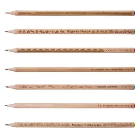 Crayon Écologique Rond 17 TPAST SS Prestige - Écriture Personnalisée pas cher Matières : aluminium Couleurs : rouge cadeau entre