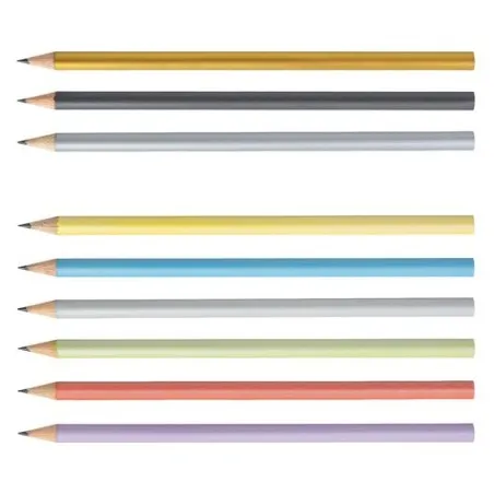 Crayon Écologique Personnalisable 4 Couleurs - ECO ROND 17,6 PANTONE T Matières : aluminium Couleurs : noir cadeau client origin