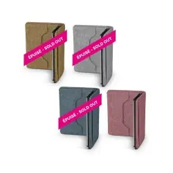 Porte Carte Métal Anti RFID Personnalisée Sécurisée - STOP Matières : polyester Couleurs : bleu 2