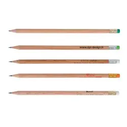 Crayon rond incolore de 17,6 cm personnalisable Prestige Nat Couleurs : bleu Matières : acier inoxydable recyclé 2