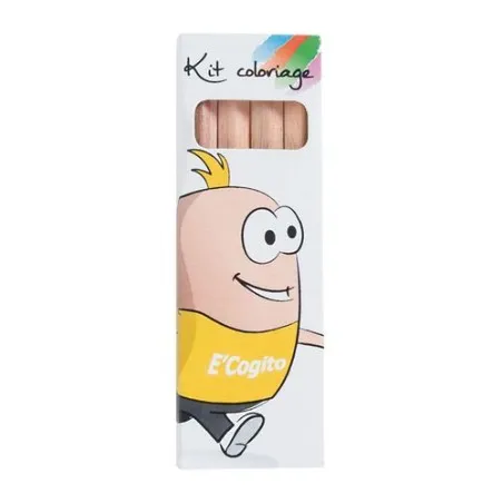 Étui Écologique Personnalisable pour 6 Crayons Aquarellables - CR COUL 8,7 Matières : plastique recyclé Couleurs : vert clair pe