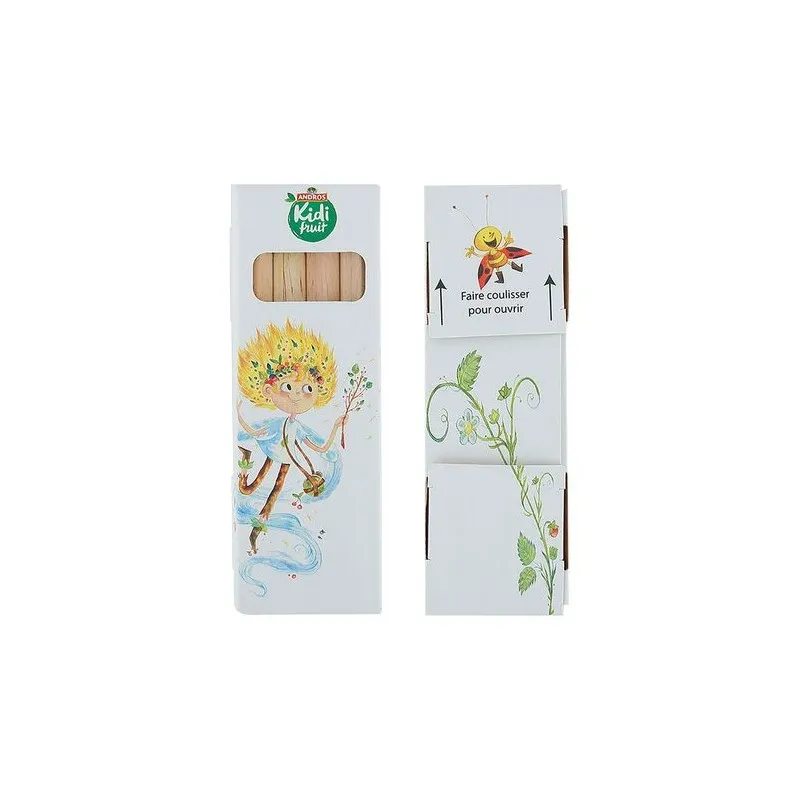 Étui Écologique Personnalisable pour 6 Crayons Aquarellables - CR COUL 8,7 Matières : plastique recyclé Couleurs : vert clair go