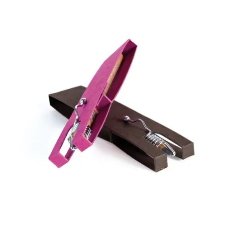 Étui écologique et personnalisable noir pour 1 crayon Matières : aluminium recyclé  Couleurs : marron personnalisation rapide en