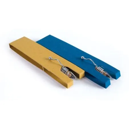 Étui écologique et personnalisable noir pour 1 crayon Matières : papier Couleurs : écru cadeau affaires élégant