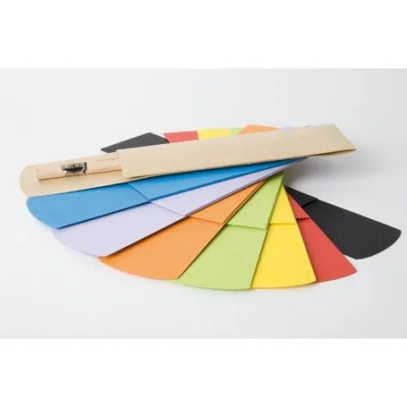 Étui Papier Orange pour Crayon - Personnalisable