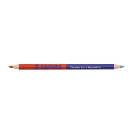 Surligneur Crayon Écologique Personnalisé 17,6 cm - BI-COUL COUL 2 PANTONE Matières : coton Couleurs : marron marquage laser ult