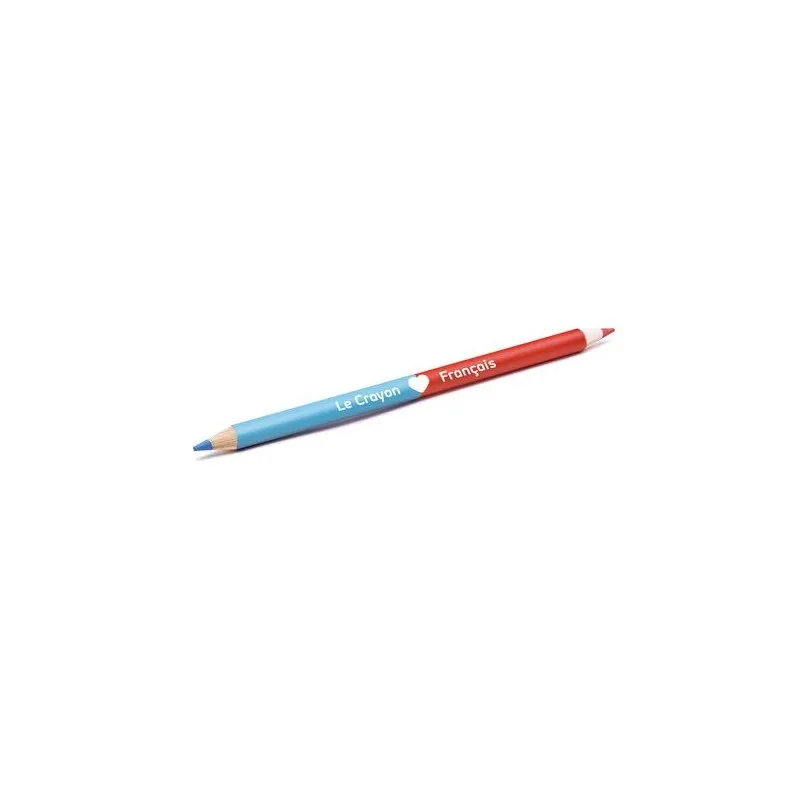 Surligneur Crayon Écologique Personnalisé 17,6 cm - BI-COUL COUL 2 PANTONE Matières : coton Couleurs : marron cadeau collaborate