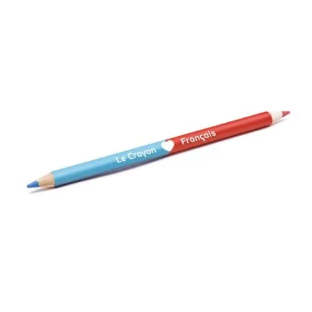 Surligneur Crayon Écologique Personnalisé 17,6 cm - BI-COUL COUL 2 PANTONE Matières : coton Couleurs : marron cadeau collaborate