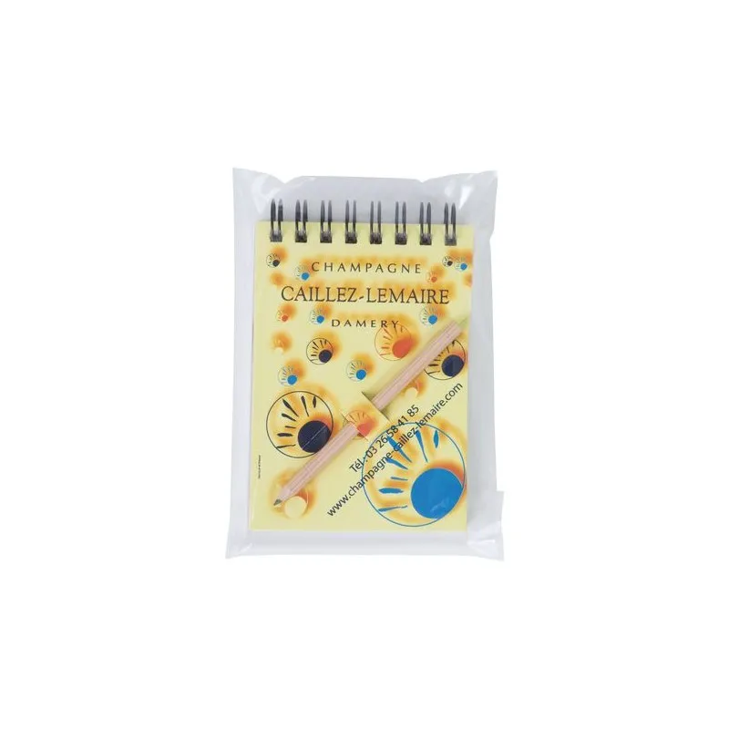 Bloc-Notes A7 Écologique avec Crayon Agenda