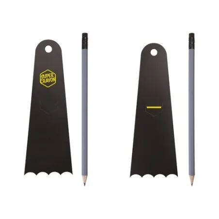 Crayon Écologique Personnalisé - SUPER CRAYON-SUPBAT Matières : aluminium Couleurs : rouge personnalisable avec votre logo