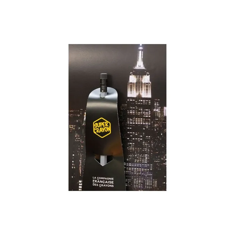 Crayon Écologique Personnalisé - SUPER CRAYON-SUPBAT Matières : aluminium Couleurs : rouge cadeau client original