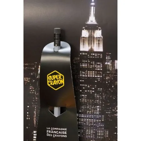 Crayon Écologique Personnalisé - SUPER CRAYON-SUPBAT Matières : aluminium Couleurs : rouge cadeau client original