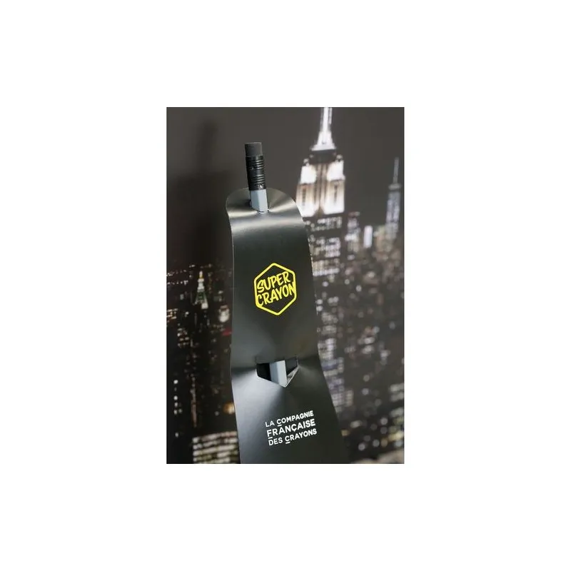 Crayon Écologique Personnalisé - SUPER CRAYON-SUPBAT Matières : aluminium Couleurs : rouge goodies personnalisé en stock