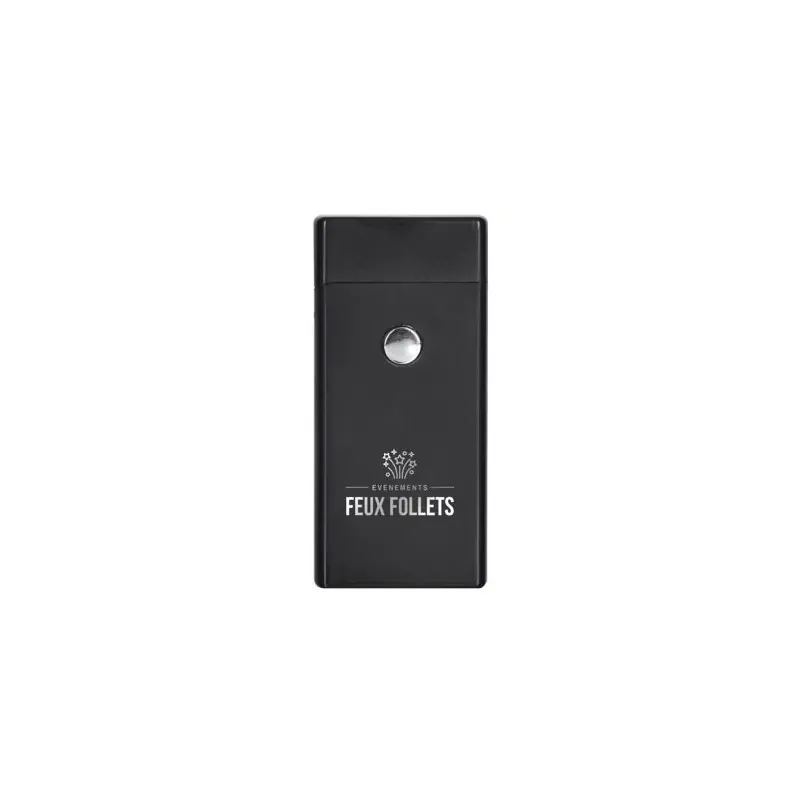 Briquet Électronique Sans Flamme et Sans Combustible Personnalisé Matières : ABS Couleurs : blanc Contenance : 350 ml personnali