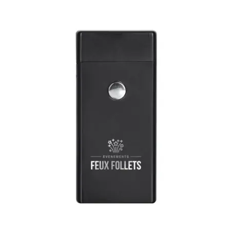 Briquet Électronique Sans Flamme et Sans Combustible Personnalisé Matières : ABS Couleurs : blanc Contenance : 350 ml personnali