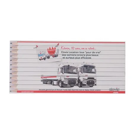 Set Quadri Écologique de 12 Crayons Graphite de 17,6 cm - Boutique Matières : Synthétique Couleurs : argenté livraison express 2