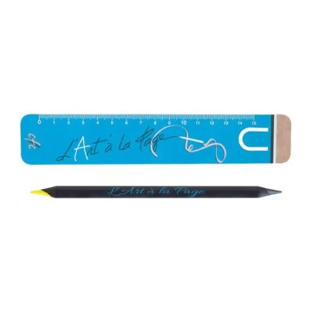 Kit Personnalisé Fluo Jaune pour Bureau - BICOUL HB Matières : cristal Couleurs : translucide Contenance : 350 ml cadeau entrepr