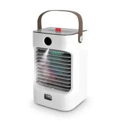 Ventilateur Brumisateur Portable Personnalisé Rafraîchisseur d'Air Matières : polyester Couleurs : jaune fluo 2