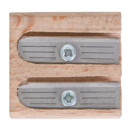 Taille-Crayon Écologique Double Trou - Objets Publicitaires Matières : polyester Couleurs : gris